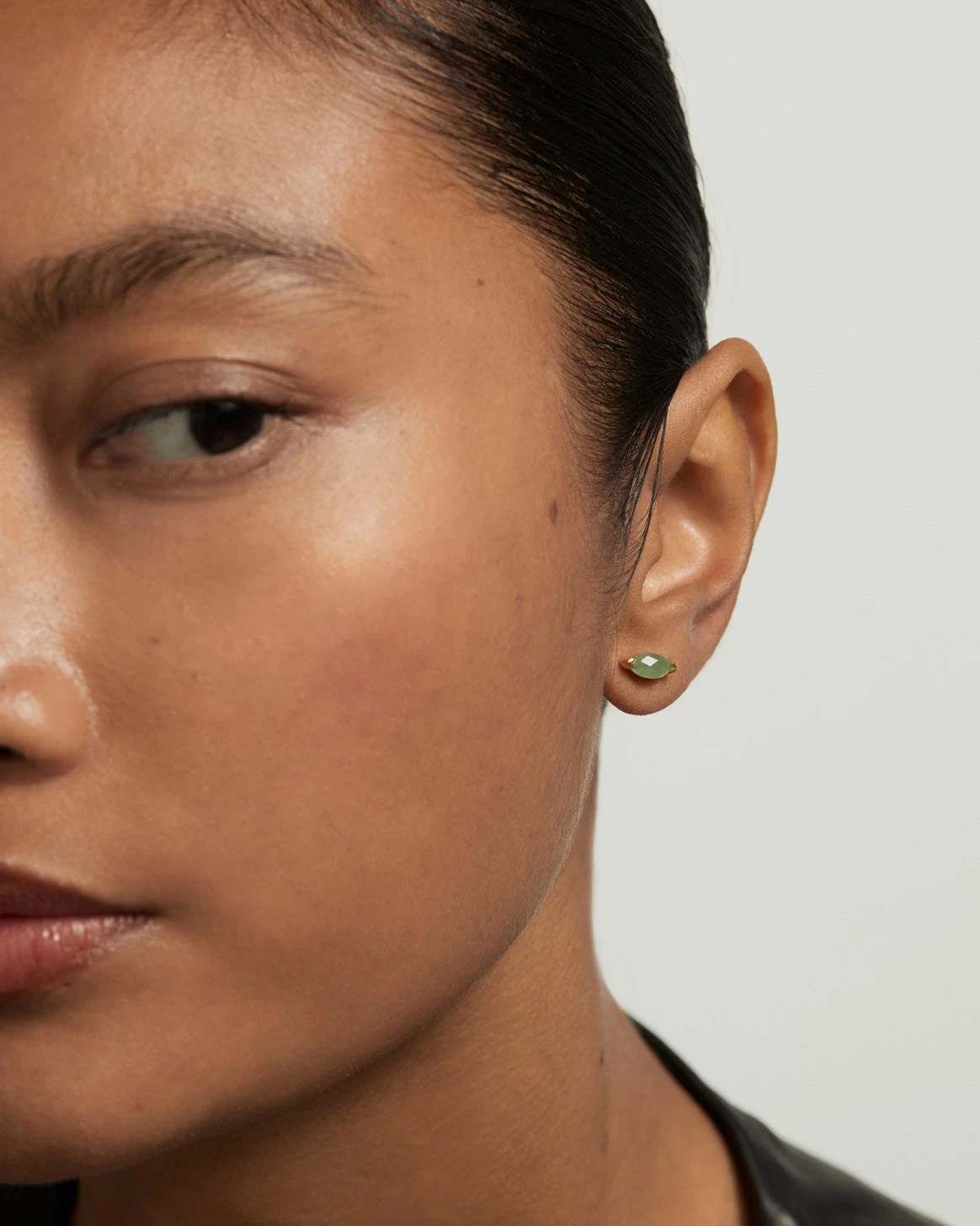 Green Aventurine Nomad Single Earring 9 Green Aventurine Nomad Single Earring - Image 9