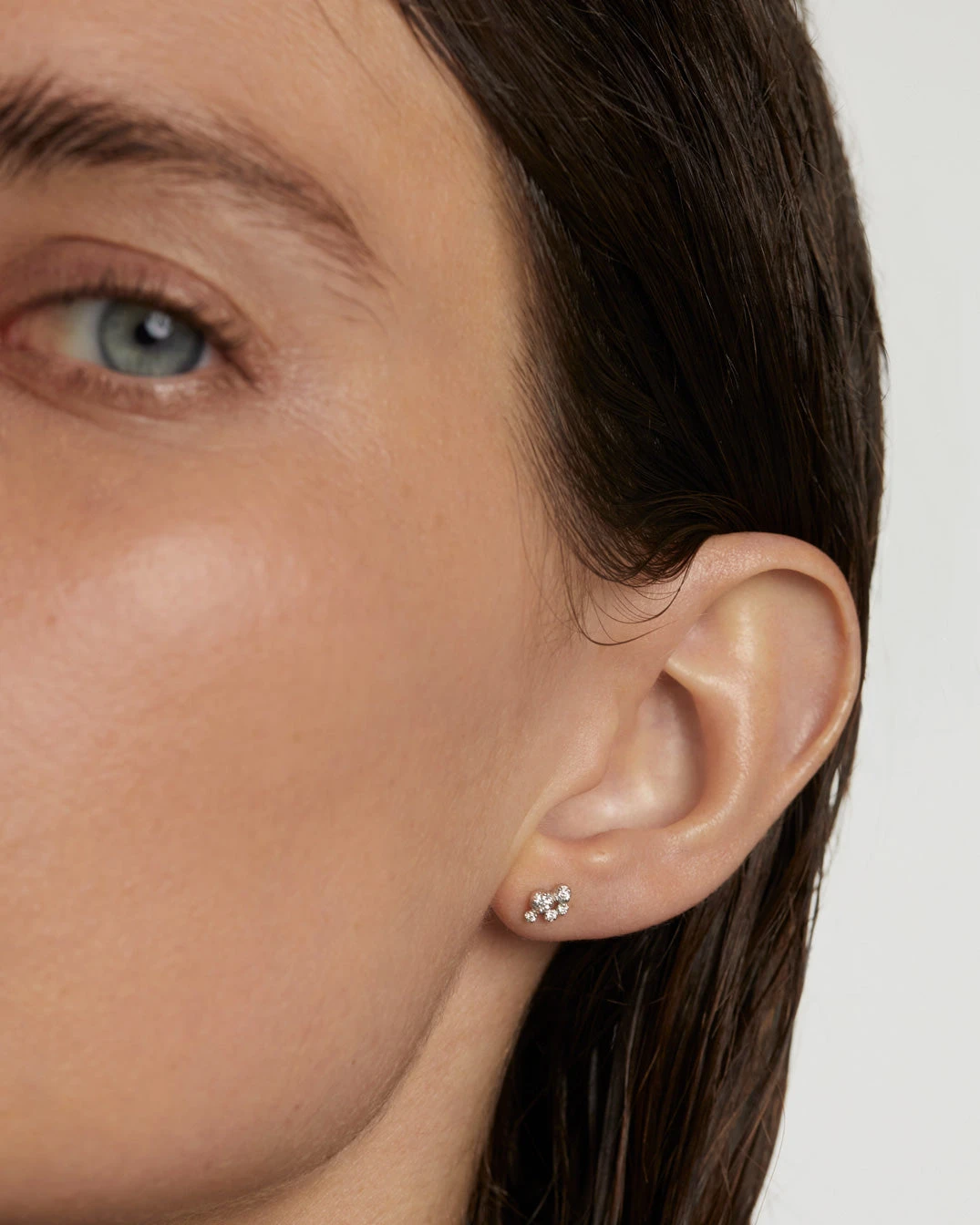 Bubble Silver Single Stud Earring 5 Bubble Silver Single Stud Earring - Image 5