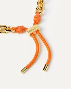Tangerine Essential Rope And Chain Bracelet -Fashion Accessories 2 PU01 693 U alt2 scaled