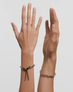 Cottage Essential Rope And Chain Silver Bracelet -Fashion Accessories 2 PU02 692 U beauty1 8895b512 1be5 41fa af67 404a13d6a4b6