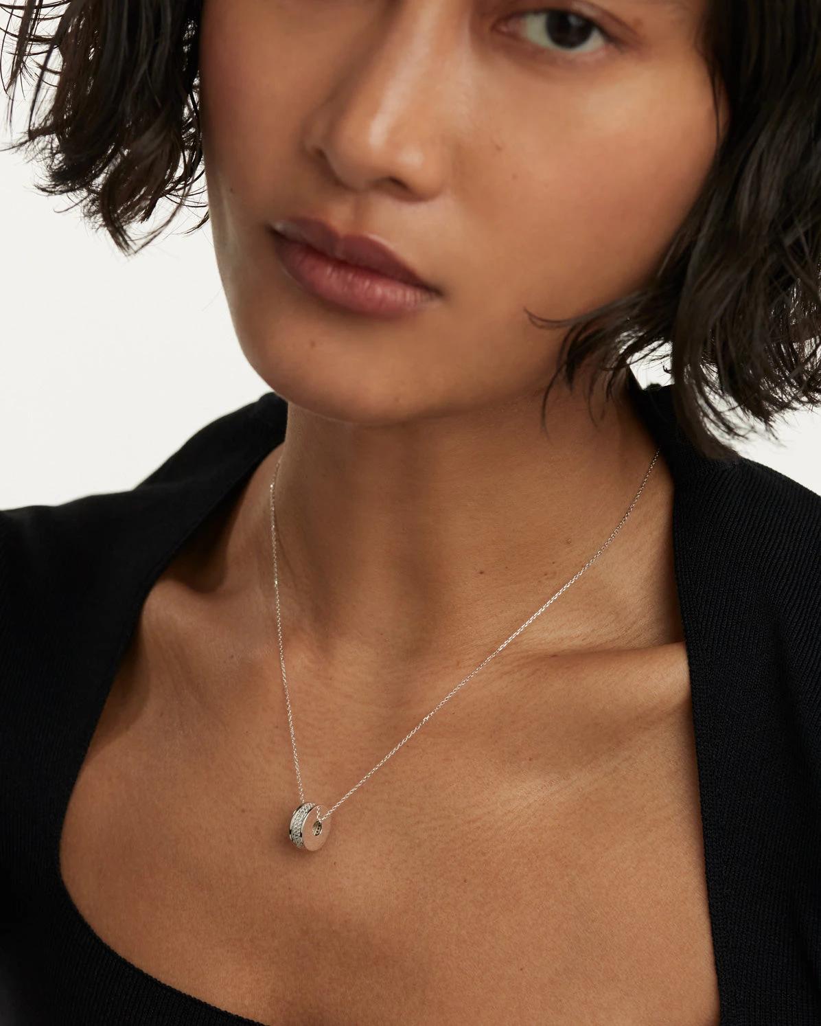 Atlas Silver Necklace 9 Atlas Silver Necklace - Image 9