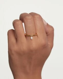 Rain Solitary Ring 9 Rain Solitary Ring -Fashion Accessories 3 AN01 966 beauty1 scaled