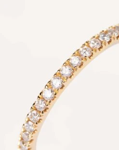 Diamonds And Gold Eternity Medium Ring 9 Diamonds And Gold Eternity Medium Ring -Fashion Accessories 3 AN05 016 alt1 scaled