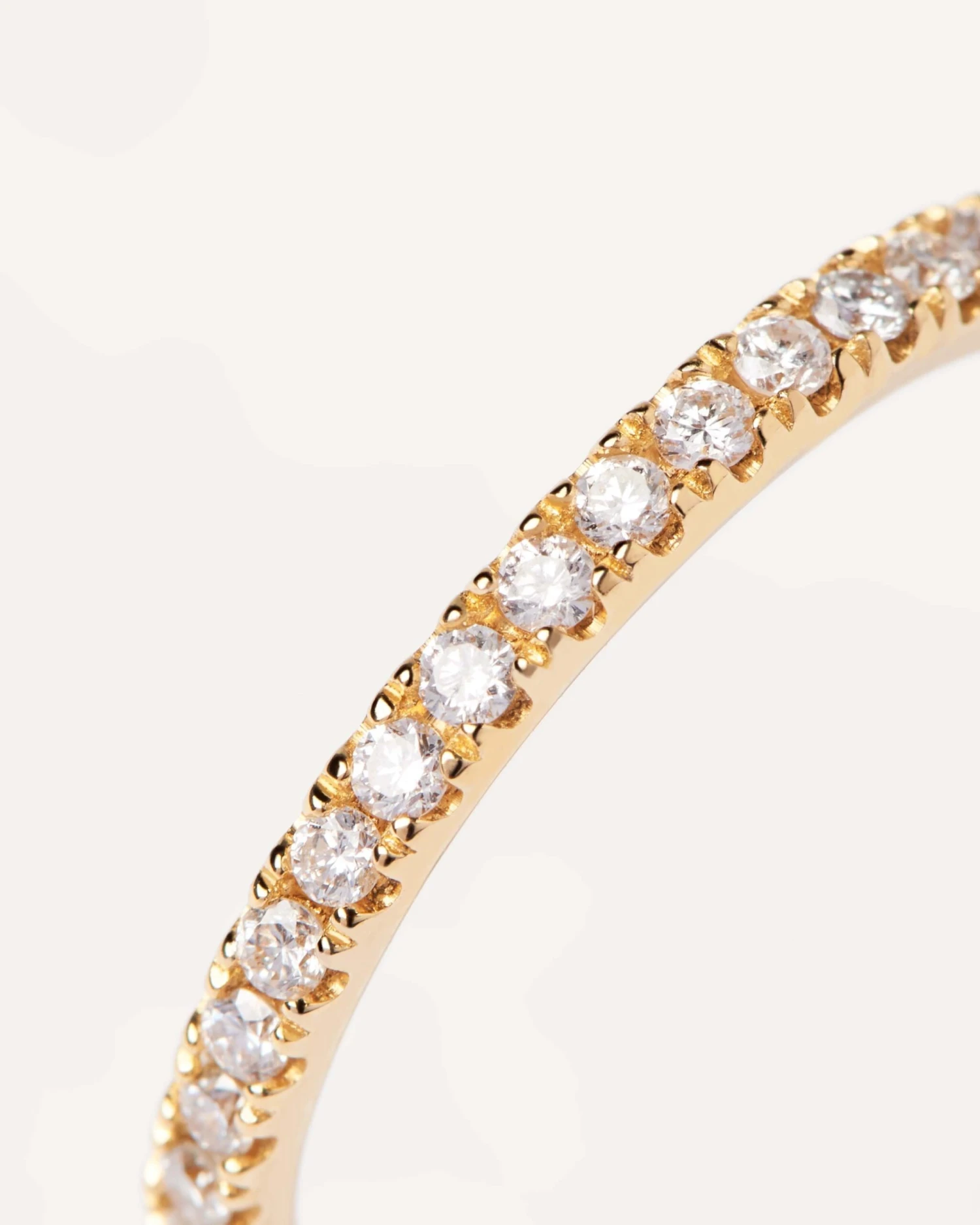 Diamonds And Gold Eternity Medium Ring 3 Diamonds And Gold Eternity Medium Ring - Image 3