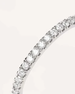 Diamonds And White Gold Eternity Medium Ring -Fashion Accessories 3 AN06 016 alt2 scaled