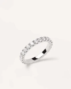 Diamonds And White Gold Eternity Supreme Ring -Fashion Accessories 3 AN06 017 alt2 scaled
