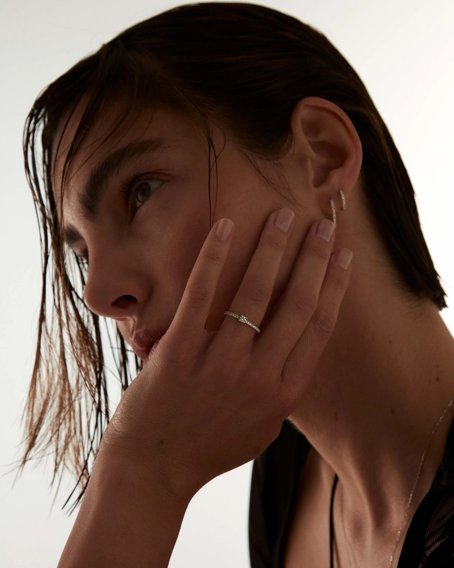 Diamonds And White Gold Solstice Ring 3 Diamonds And White Gold Solstice Ring - Image 3