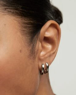 Duke Silver Hoops -Fashion Accessories 3 AR02 A16 U beauty2 scaled