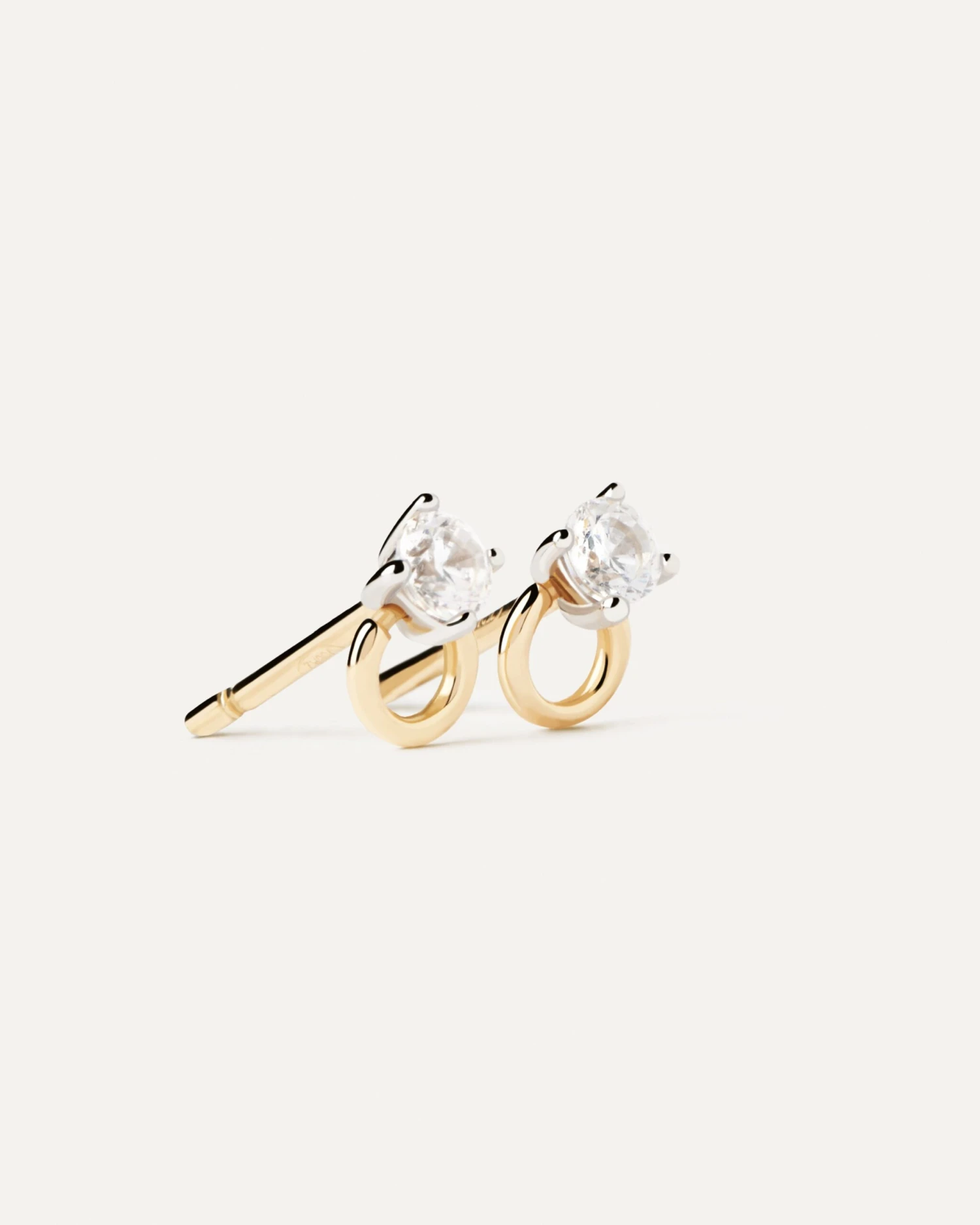 Diamonds And Gold Ari Stud Earrings 3 Diamonds And Gold Ari Stud Earrings - Image 3