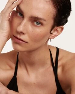 Diamonds And White Gold Drop Hoops -Fashion Accessories 3 AR06 012 U 0 scaled