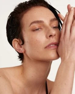 Diamonds And Gold Solitaire Earrings Set -Fashion Accessories 3 BU05 002 U 3 scaled