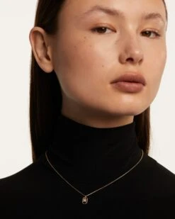 Mini Letter H Necklace -Fashion Accessories 3 CO01 519 U beauty1 scaled