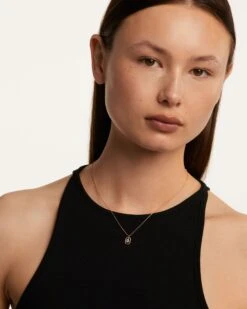 Mini Letter O Necklace -Fashion Accessories 3 CO01 526 U beauty1 scaled