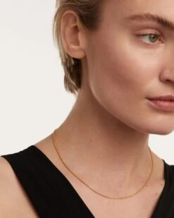 Gold Rope Chain Necklace 10 Gold Rope Chain Necklace -Fashion Accessories 3 CO05 043 U beauty1 scaled