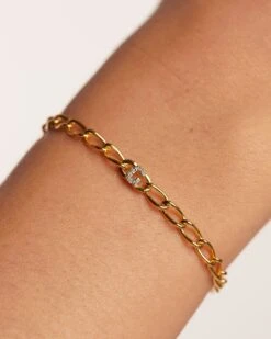 Letter G Chain Bracelet -Fashion Accessories 3 PU01 544 U beauty2 scaled