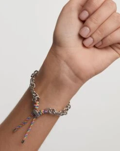 Prisma Essential Rope And Chain Silver Bracelet -Fashion Accessories 3 PU02 690 U beauty1 scaled