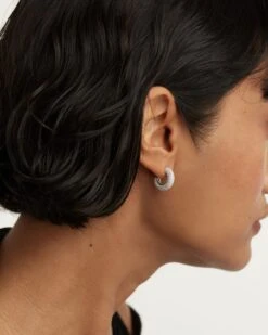 King Silver Earrings -Fashion Accessories 3.AR02 576 U beauty2 scaled