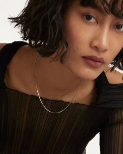 Snake Silver Necklace -Fashion Accessories 3.CO02 446 U beauty2 scaled