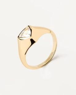 Triangle Shimmer Stamp Ring -Fashion Accessories 4 AN01 986 U alt1 scaled