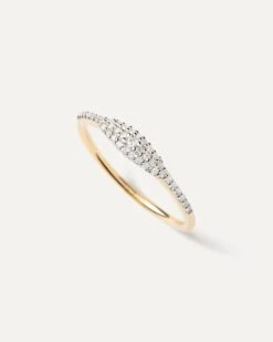 Diamonds And Gold Estella Stamp Ring -Fashion Accessories 4 AN05 A78 alt1 scaled