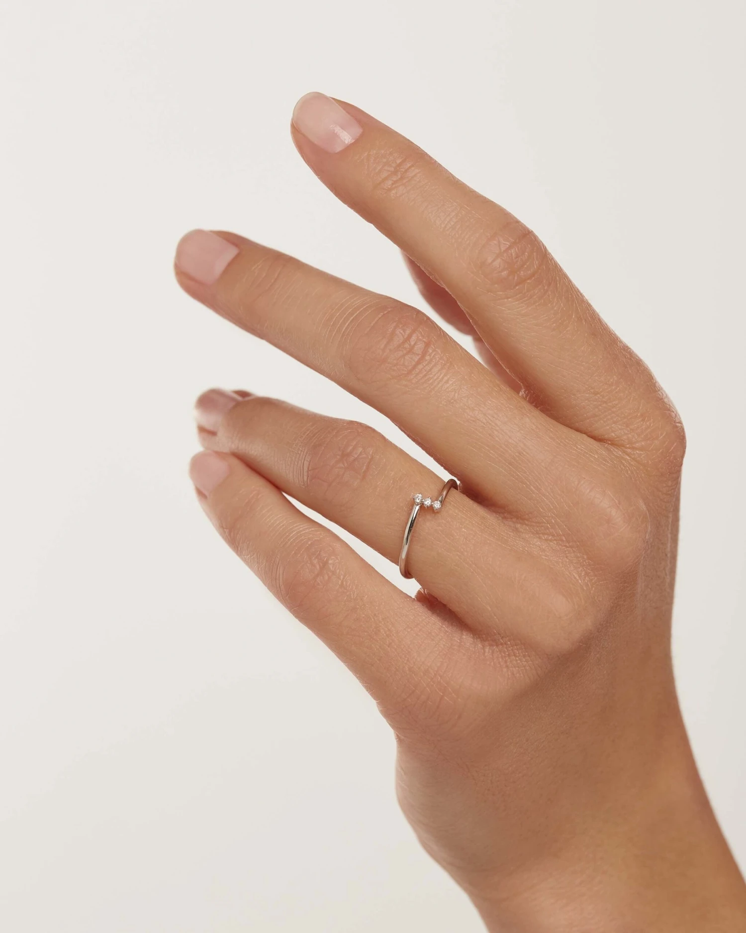 Diamonds And White Gold Balance Ring 4 Diamonds And White Gold Balance Ring - Image 4