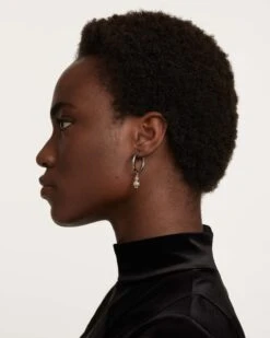 Space Age Silver Earrings -Fashion Accessories 4 AR02 507 U beauty3 scaled