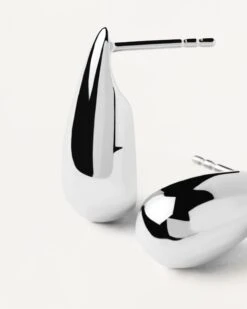 Large Sugar Silver Earrings -Fashion Accessories 4 AR02 881 U alt3 scaled