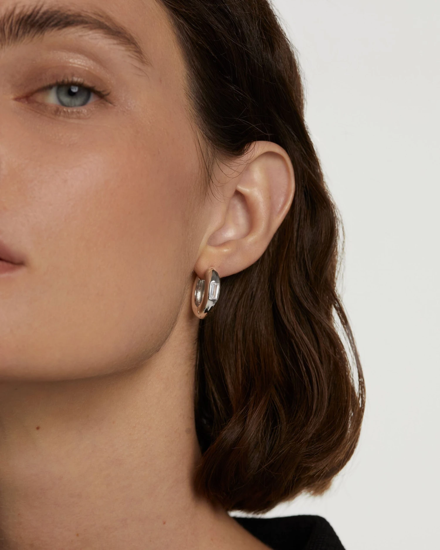 Kali Silver Hoop Earrings 3 Kali Silver Hoop Earrings - Image 3