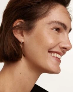 Diamonds And White Gold Eternity Mini Hoops -Fashion Accessories 4 AR06 015 U 0 scaled