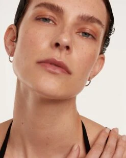 Diamonds And White Gold Frosty Hoops -Fashion Accessories 4 AR06 017 U 3 scaled