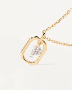Mini Letter P Necklace -Fashion Accessories 4 CO01 527 alt1 scaled