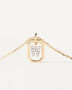 Mini Letter W Necklace -Fashion Accessories 4 CO01 534 alt1 scaled