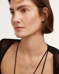 Diamonds And White Gold Letter M Necklace 14 Diamonds And White Gold Letter M Necklace -Fashion Accessories 4 CO06 018 U 1 scaled