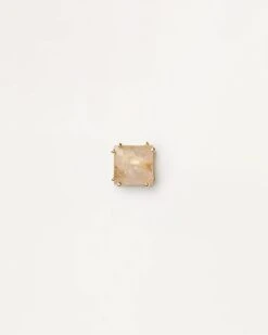 Suki Rutilated Quartz Single Earring -Fashion Accessories 4 PG01 654 U scaled