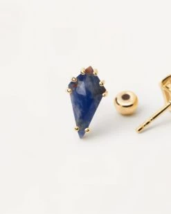 Akiro Sodalite Single Earring 11 Akiro Sodalite Single Earring -Fashion Accessories 4 PG01 678 U alt1 scaled