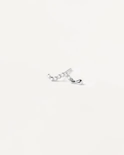 Swim Silver Single Stud Earring -Fashion Accessories 4 PG02 026 U alt2 scaled