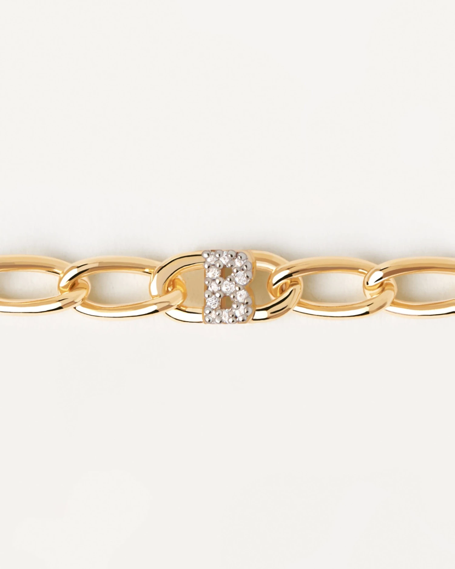 Letter B Chain Bracelet 4 Letter B Chain Bracelet - Image 4