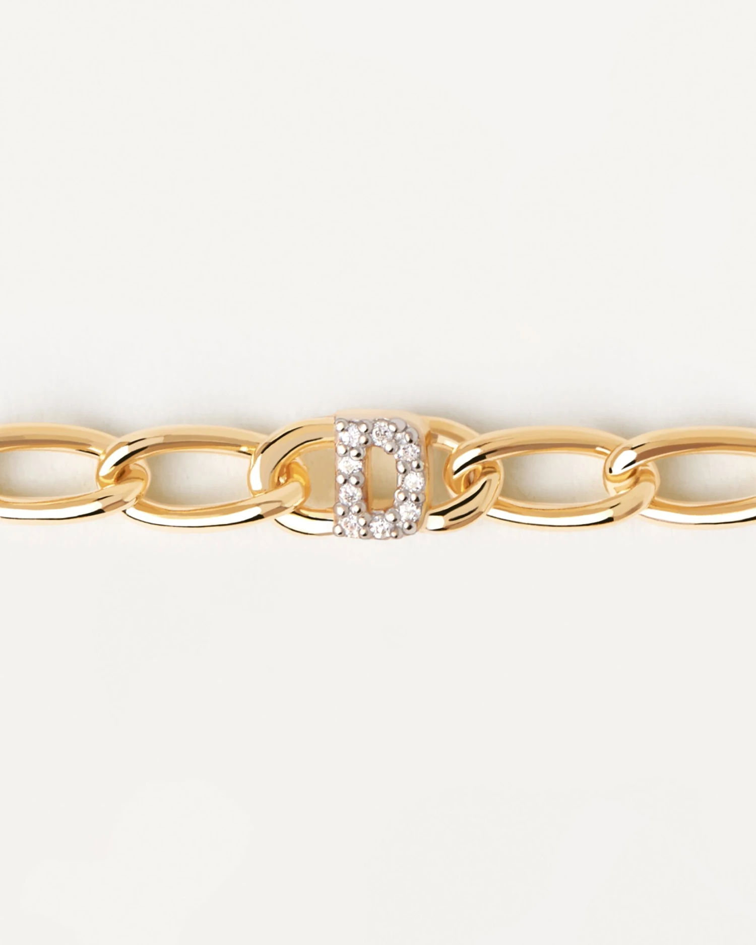 Letter D Chain Bracelet 4 Letter D Chain Bracelet - Image 4