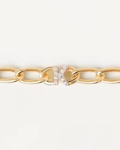 Letter K Chain Bracelet 11 Letter K Chain Bracelet -Fashion Accessories 4 PU01 548 alt1 scaled