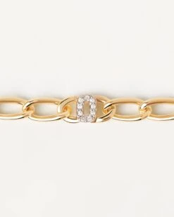 Letter O Chain Bracelet 10 Letter O Chain Bracelet -Fashion Accessories 4 PU01 552 alt1 scaled