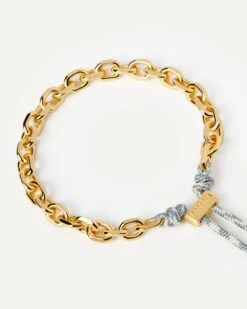 Sky Essential Rope And Chain Bracelet -Fashion Accessories 4 PU01 689 U alt1 scaled