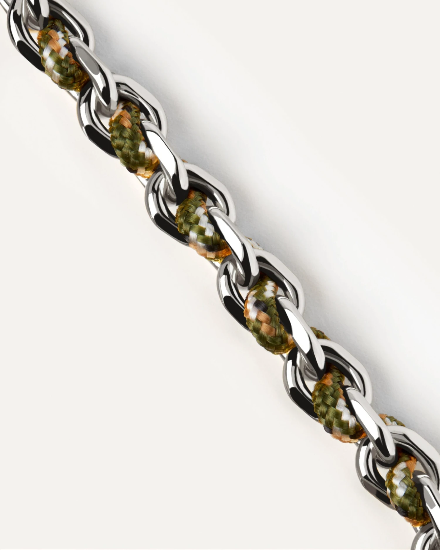 Cottage Rope And Chain Silver Bracelet 3 Cottage Rope And Chain Silver Bracelet - Image 3