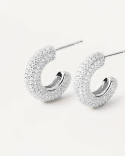 King Silver Earrings