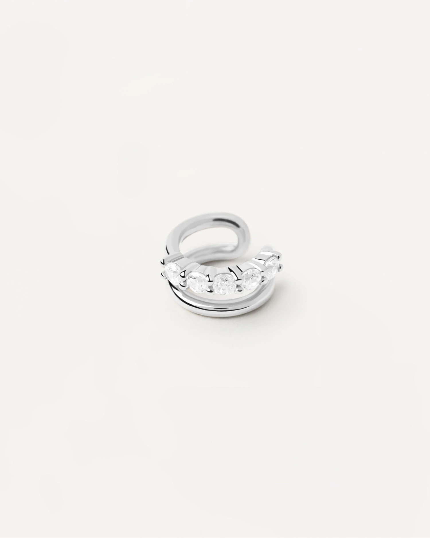 Alexia Silver Ear Cuff 4 Alexia Silver Ear Cuff - Image 4