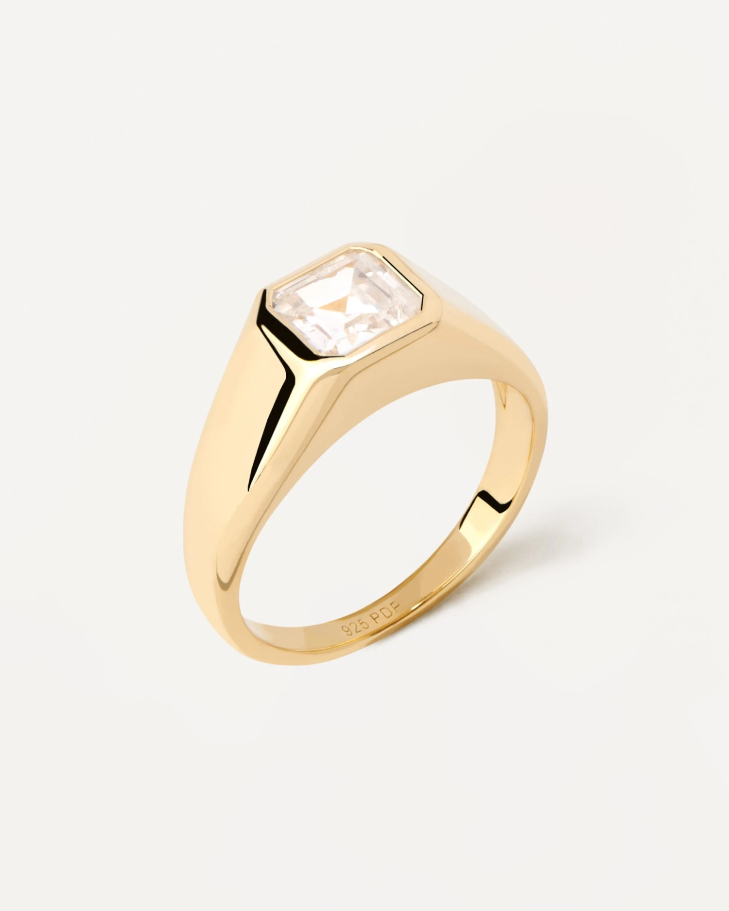 Square Shimmer Stamp Ring 5 Square Shimmer Stamp Ring - Image 5