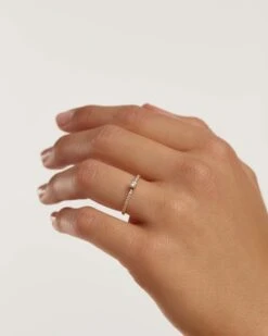 Diamonds And Gold Solstice Ring -Fashion Accessories 5 AN05 018 3 scaled