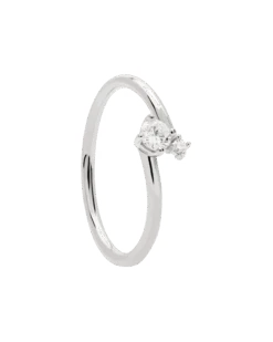 Diamonds And White Gold Duo Ring -Fashion Accessories 5 AN06 009 scaled