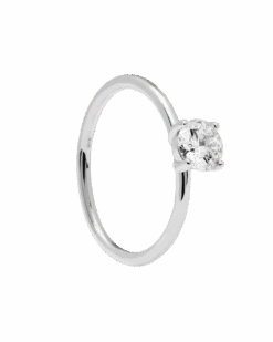 Diamonds And White Gold Solitaire Supreme Ring -Fashion Accessories 5 AN06 013 scaled