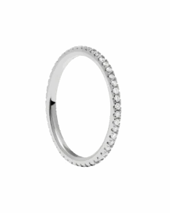 Diamonds And White Gold Eternity Mini Ring -Fashion Accessories 5 AN06 015 scaled