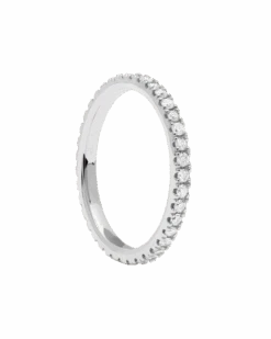 Diamonds And White Gold Eternity Medium Ring -Fashion Accessories 5 AN06 016 scaled